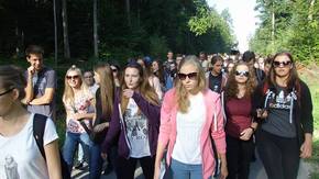 Pielgrzymka maturzystów do Ostrej Bramy