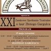 plakat: XXI Zamkowe Spotkania Teatralne o laur „Złotego Gragulca