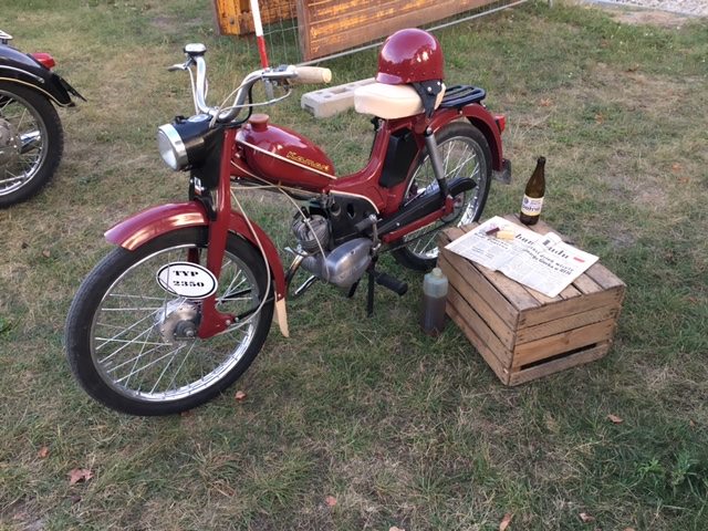 Jeden z eksponatów Muzeum - zabytkowy motocykl