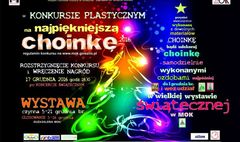 Plakat konkursu na najpiękniejszą choinkę