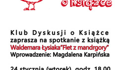 Plakat Klubu Dyskusji o Książce