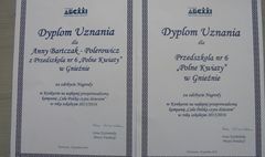 Wyróżnienie dla gnieźnieńskiego Przedszkola (link otworzy duże zdjęcie)
