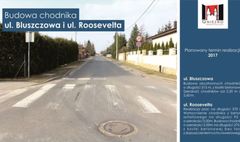 Budowa chodników na ul. Bluszczowej i Roosevelta (link otworzy duże zdjęcie)