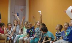 Mały przyrodnik Ekoliderem wśród przedszkolaków (link otworzy duże zdjęcie)