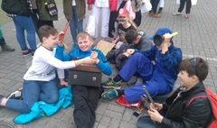 Zawodowe powitanie wiosny w SP5 (link otworzy duże zdjęcie)