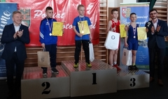 Zawody zapaśnicze w Nowym Tomyślu. (link otworzy duże zdjęcie)