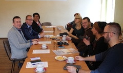 Konferencja prasowa projektu Ostatnia mila 3 (link otworzy duże zdjęcie)