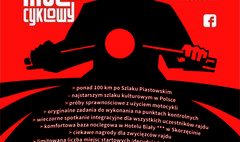 Plakat majówki na Szlaku Piastowskim. (link otworzy duże zdjęcie)