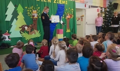 Spotkanie z dziećmi z Przedszkola nr 14. (link otworzy duże zdjęcie)