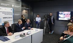 Rozbudowa układu drogowego ul. Pod Trzema Mostami. (link otworzy duże zdjęcie)