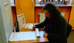 Czytelnicy wspólnie pisali opowiadanie.