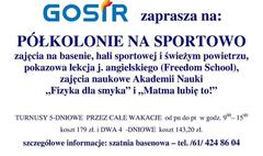Półkolonie w GOSiR. (link otworzy duże zdjęcie)