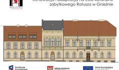 Projekt „Renowacja i adaptacja na cele kulturalne zabytkowego Ratusza w Gnieźnie”. (link otworzy duże zdjęcie)