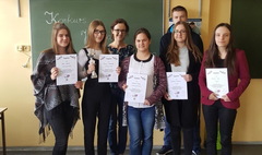 Finały gnieźnieńskich konkursów językowych. (link otworzy duże zdjęcie)