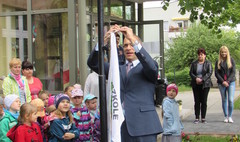 Dzień Flagi Przedszkolnej. (link otworzy duże zdjęcie)