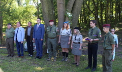 Uroczystości upamiętniające Adama „Pługa” Borysa (link otworzy duże zdjęcie)