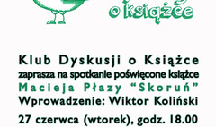 Klub Dyskusji o Książce zaprasza