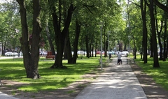 Zdjęcie parku im. Kościuszki po rewitalizacji (link otworzy duże zdjęcie)