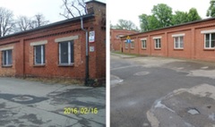 Zdjęcia muzeum przed i po remoncie. (link otworzy duże zdjęcie)