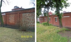 Zdjęcia muzeum przed i po remoncie.