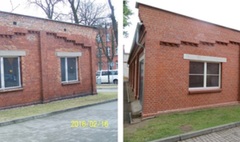 Zdjęcia muzeum przed i po remoncie. (link otworzy duże zdjęcie)