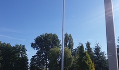 Montaż oświetlenia sięgacza ulicy Pustachowskiej (link otworzy duże zdjęcie)