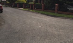 Zdjęcie ul. Skrajnej z nową nawierzchnią