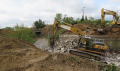 Ruszyła rozbiórka dwóch wiaduktów (link otworzy duże zdjęcie)