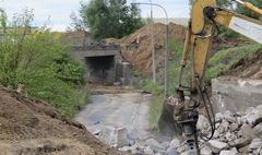 Ruszyła rozbiórka dwóch wiaduktów (link otworzy duże zdjęcie)