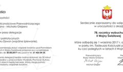 Obchody rocznicy wybuchu II Wojny Światowej