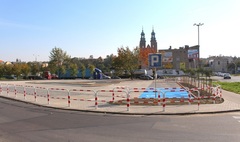 Zdjęcie nowego parkingu przy cmentarzu św. Piotra