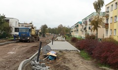 Zdjęcia przebudowy ul. Orzeszkowej (link otworzy duże zdjęcie)