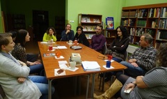 Rozmowy o powieści znanego noblisty (link otworzy duże zdjęcie)