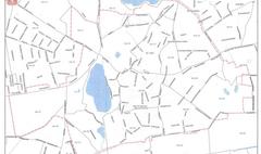 Plan Miasta Gniezna z zaznaczoną strefą ochrony konserwatorskiej