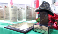 Pożegnanie ze służbą Zastępcy Komendanta PSP (link otworzy duże zdjęcie)