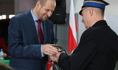 Pożegnanie ze służbą Zastępcy Komendanta PSP (link otworzy duże zdjęcie)