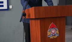 Pożegnanie ze służbą Zastępcy Komendanta PSP (link otworzy duże zdjęcie)