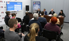 Nowy układ drogowy ulicy Pod Trzema Mostami - konferencja prasowa (link otworzy duże zdjęcie)