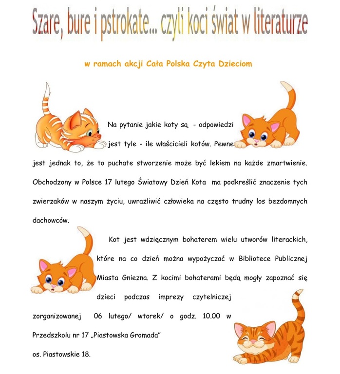 Koci świat w literaturze (link otworzy duże zdjęcie)