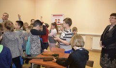 Lekcja żywej historii w bibliotece (link otworzy duże zdjęcie)