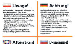 Wytyczne dotyczące postępowania w przypadku znalezienia padłego dzika (link otworzy duże zdjęcie)