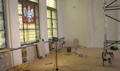 Trwa renowacja i adaptacja na cele kulturalne Starego Ratusza (link otworzy duże zdjęcie)