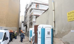 Trwa renowacja i adaptacja na cele kulturalne Starego Ratusza (link otworzy duże zdjęcie)