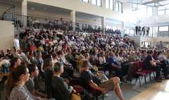 Spotkanie z Denisem Urubką oraz Bogusławem Magrelem. (link otworzy duże zdjęcie)