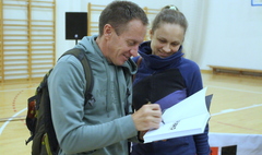 Spotkanie z Denisem Urubką oraz Bogusławem Magrelem. (link otworzy duże zdjęcie)