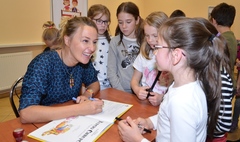 Spotkanie z autorką książek dla dzieci, Elizą Piotrowską.