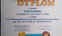 Gnieźnianka laureatką wojewódzkiego konkursu plastycznego (link otworzy duże zdjęcie)