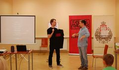 Spotkanie z autorem przygód wikinga Tappiego (link otworzy duże zdjęcie)