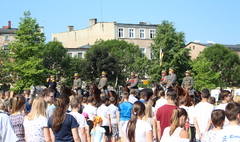 Rozpoczęcie rajdu szlakiem 3. Pułku Ułanów Wielkopolskich (link otworzy duże zdjęcie)