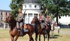 Rozpoczęcie rajdu szlakiem 3. Pułku Ułanów Wielkopolskich (link otworzy duże zdjęcie)